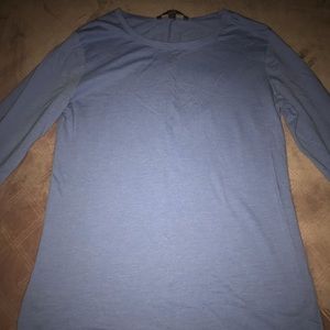 Long sleeve, sky blue shirt. Medium